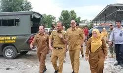 Tinjau Lokasi Pasar Bahagia, Wali Kota Tegaskan Relokasi Para Pedagang Tuntas Sebelum Akhir Maret