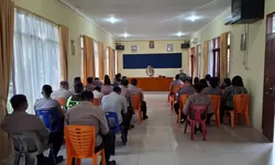 Polres Langkat Laksanakan Binrohtal, Perkuat Iman dan Kepedulian Sosial Personel