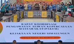 Kejari Simalungun Laksanakan Rakor Tim Pengawasan Aliran Kepercayaan Masyarakat (PAKEM) Tahun 2026.