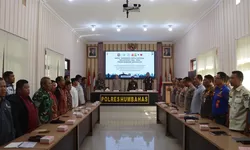 Polres Humbahas Gelar Rakor Lintas Sektoral Jelang Operasi Ketupat Toba 2026