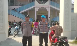 Pastikan Ibadah Minggu Nyaman, Polres Tanjung Balai Amankan di Sejumlah Gereja