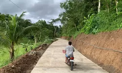 Jalan Sepanjang 638 Meter Hasil TMMD Di Desa Kembang Wonogiri, Rampung 100 Persen