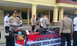 Pastikan Keamanan dan Kelayakan, Polres Tanjung Balai Gelar Sidak Senjata Api Personel