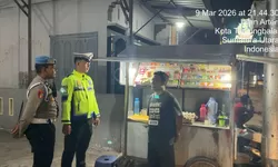Sat Lantas Polres Tanjung Balai Gelar Patroli "Polantas Menyapa" di Malam Hari Hadirkan Rasa Aman