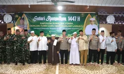 Safari Ramadhan Wakapolda Sumut di Babussalam, Pererat Silaturahmi dengan Ulama dan Masyarakat