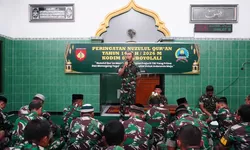 Semarak Nuzulul Qur’an di Makodim Boyolali, Dandim Ajak Jadikan Al-Qur’an Pedoman Hidup