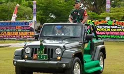 Pangdam I/Bukit Barisan Pimpin Upacara Penutupan TMMD Ke-127, Kodim 0207/Simalungun