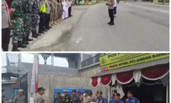 Personel Polres Tanjung Balai Siaga di Pos Pam dan Pos Yan Operasi Ketupat Toba 2026 Pastikan Mudik Aman