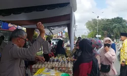 Polres Tanjung Balai Gelar Gerakan Pangan Murah Serentak