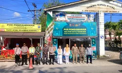 Pastikan Kehadiran Personel, Sipropam Polres Tanjung Balai Cek Kesiapan Pospam dan Pos Terpadu
