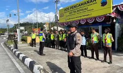 Lalu Lintas Landai, Pos Pam Exit Tol Mojosongo Terpantau Aman dan Lancar