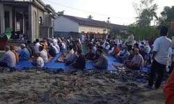 Polres Tanjung Balai Amankan Sholat Idul Fitri 1447 H Jemaah Muhammadiyah.