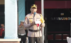 Kapolres Tanjung Balai Lepas Ratusan Personel Gabungan Pastikan Malam Takbiran Aman.