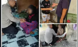 Polres Tanjung Balai Salurkan Zakat Fitrah Personel ke Masyarakat