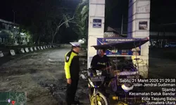 Polantas Menyapa": Sat Lantas Polres Tanjung Balai Sambangi Pedagang