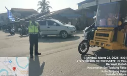 Sat Lantas Polres Tanjung Balai Gelar Patroli Sore Hari