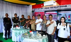 Wesly Silalahi bersama Kompolnas, Kapolres Pematangsiantar mengikuti kegiatan vidcon Sitkamtibmas Terkini.
