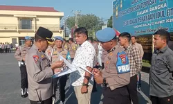 Wakapolres Tanjung Balai Cek Kehadiran Personil Pasca Lebaran idul Fitri.