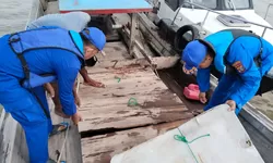 Jaga Keamanan Laut, Sat Polairud Polres Tanjung Balai Periksa Kapal Nelayan