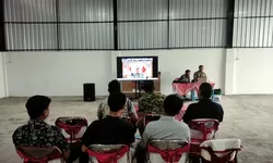 Percepat Pembangunan Desa, Kasdim Boyolali Ikuti Vidcon Strategis Bersama Wakil Panglima TNI