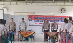 Sapa Pelajar, Sat Lantas Polres Tanjung Balai Ajak Generasi Muda Tertib Berlalu Lintas