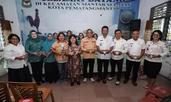 Ketua PKK Pematangsiantar, Tim Supervisi Bina PKK Kec.Siantar Selatan  Lomba IVA Test Tingkat Provsu.