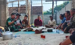 Demi Kelancaran, Danramil Bersama Warga Gekar Doa Bersama Dilokasi Pembangunan KDKMP