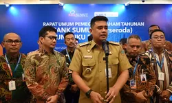 Wali Kota Tanjungbalai Hadiri RUPS Tahunan Tahun Buku 2025 PT Bank Sumut