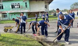 Lapas Kelas IIB Tanjung Balai Asahan Gelar Kegiatan Kebersihan Fasilitas Umum dalam Rangka HBP Ke-62 Tahun 2026.