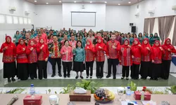 Plh.Sekda Pematangsiantar, Ketua PKK menghadiri Supervisi Lomba Tingkat Provsu.