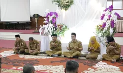 Pemko Tanjungbali Gelar Tepung Tawar dan Doa Bersama Atas Keberangkatan Wali Kota Tunaikan Ibadah Haji