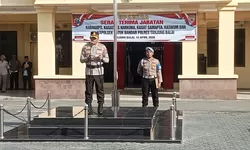 Kapolres Tanjung Balai Pimpin Sertijab Lima Pejabat Utama