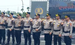 Kapolres Tanjung Balai Hadiri Apel Akbar Sabuk Kamtibmas di Mapolda Sumut