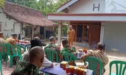 Kades Pelemgadung Ucapkan Terima Kasih kepada TNI dan Satgas TMMD Reguler 128 Kodim Sragen.