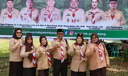 Upacara Pembukaan Jambore Cabang ke-XI Tahun 2026 Kwartir Cabang Gerakan Pramuka Kota