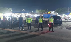 Ciptakan Rasa Aman Malam Hari, Sat Lantas Polres Tanjung Balai Gelar Patroli "Blue Light"
