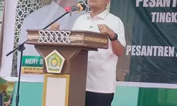 Polsek Datuk Bandar Hadiri Wisuda Khatam Qur’an Pesantren Al Washliyah Gading.