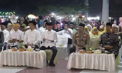 Kapolres Tanjung Balai Hadiri Pelepasan Calon Haji Kota Tanjung Balai.