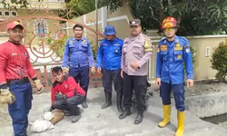 Polsek Datuk Bandar dan Damkar Amankan Anjing Liar yang Resahkan Warga Pantai Johor.
