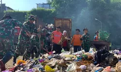 Karya Bakti Satkowil TNI Kodim 0728/Wonogiri Sasar Pasar Sidoharjo