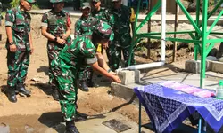 Air Kehidupan Mengalir dari TMMD, Wasev Tinjau Sumur Bor dan Tanam Harapan di Pelemgadung