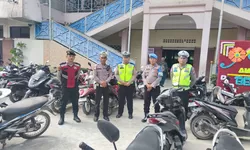 Polres Tanjung Balai Amankan Gereja Ibadah Minggu.