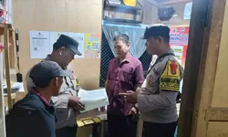 Personel Polsek Datuk Bandar Sambangi Pos Ronda Pulau Simardan Jaga Kamtibmas 