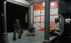 Babinsa Koramil 03/Ngadirojo Gencarkan Patroli Malam, Warga Sanggrahan Merasa Aman dan Tenang