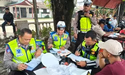 Satlantas Polres Langkat Intensifkan Razia Opsen PKB dan BBNKB, Wujud Nyata Polri Tingkatkan Ketertiban Berlalu Lintas
