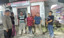 Polsek Tanjung Balai Utara Ajak Warga Cegah Kejahatan Jalanan Aktifkan Ronda Malam 