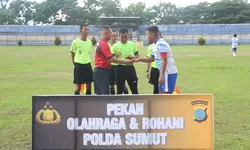 Tim Sepak Bola Polres Tanjung Balai Melaju di Piala Kapolda Sumut Tumbangkan Tuan Rumah 3-1