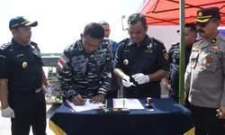 Sinergi TNI AL dan Bea Cukai Gagalkan Penyelundupan di Perairan Batu Bara, Sumatera Utara