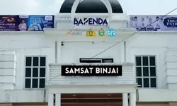 Masyarakat Dengan Tertib Membayar Pajak Kendaraan  Di Samsat Binjai 