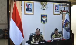 Bupati Tapteng Ikuti Koordinasi Satgas PRR Pascabencana Bersama Mendagri